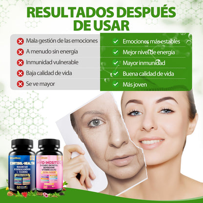 Cortisol-Support & Myo-Inositol Multivitamin Combo | Extra Strength All-in-One Supplement-1 pc